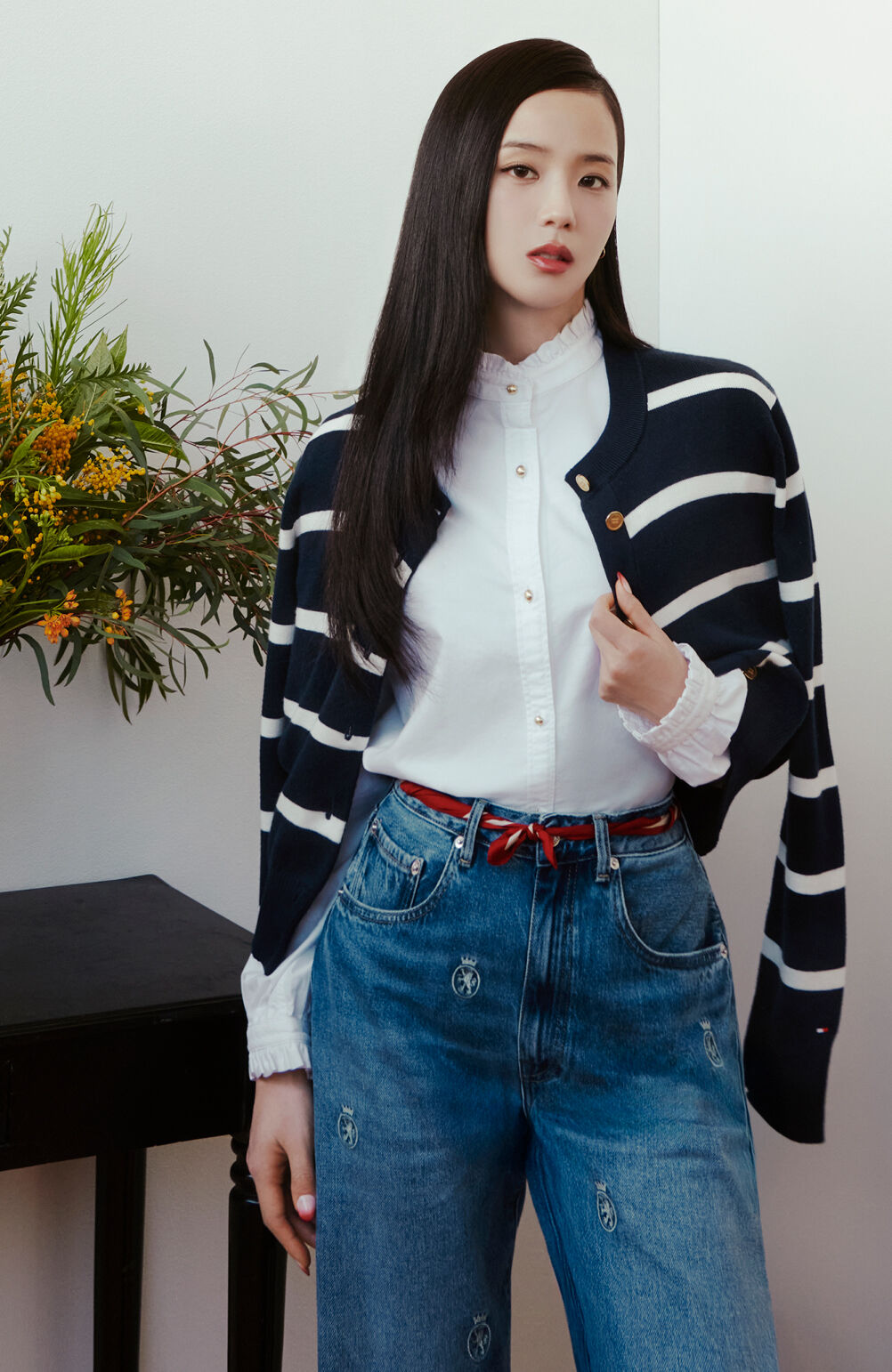 The modern prep wardrobe, worn by JISOO